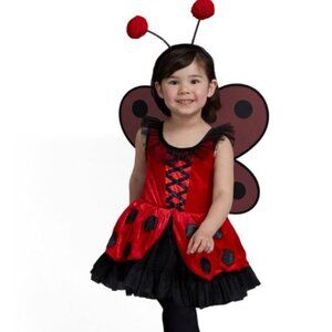 NWT Fairy Dust Toodle Girl Ladybug Fairy Costume Size 3T